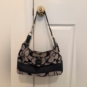 Coach Signature Stripe Hobo Bag, specifically model F17434
